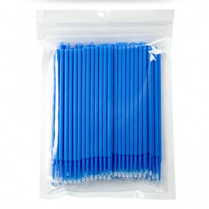 Браши Microbrush синие в пакете 100 шт