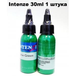 Тату краска Intenze Lime Green 30 ml
